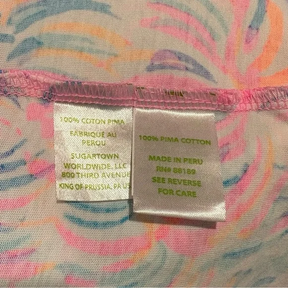 Lilly Pulitzer Marlowe Dress Pelican Pink Head In The Sand Flamingo Print, Large - Picture 8 of 9